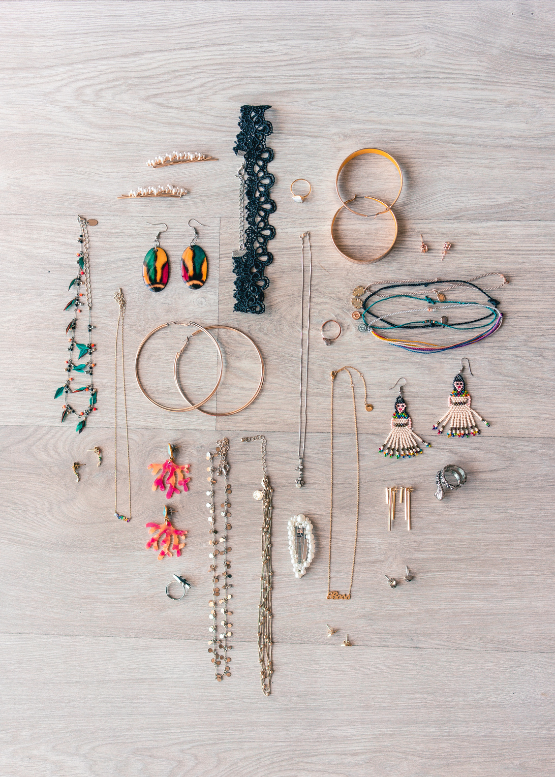 Flat Lay Of Accessories